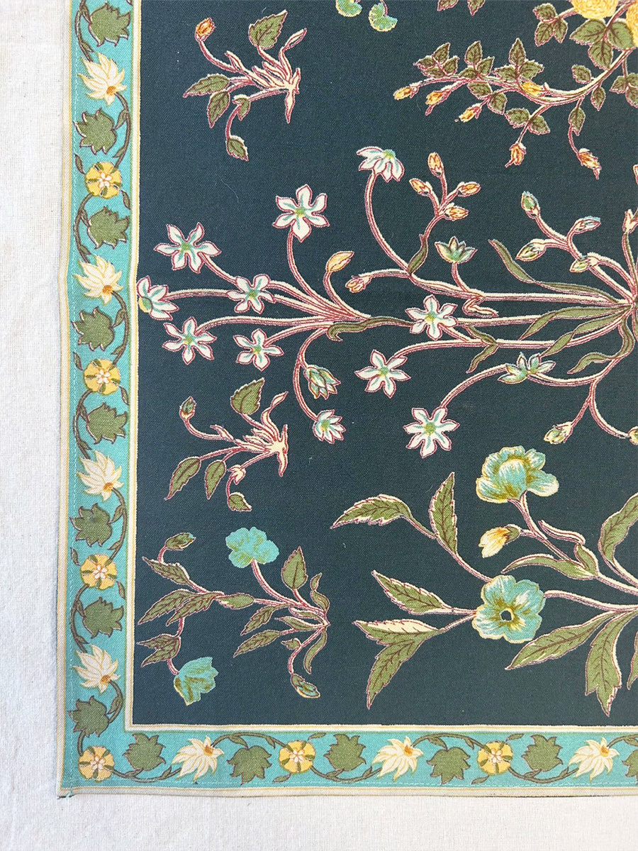 Printed Mat - Humming Bird Natural｜ランチョンマット - ハミングバード ナチュラル