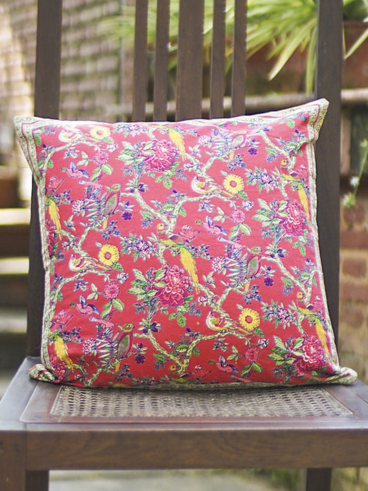 Cushion Cover : Bird Coral