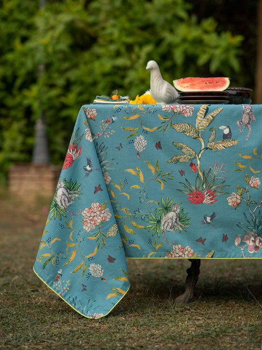 UBUD CANOPY PRINTED RECTANGULAR TABLECLOTH