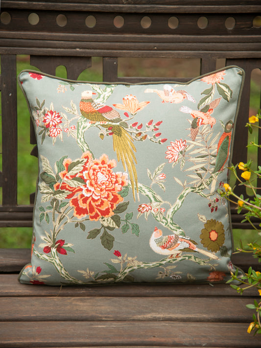 Cushion Cover Reversible : Bird Manosque